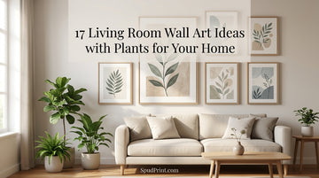 17 Living Room Wall Art Ideas with Plants for Your Home