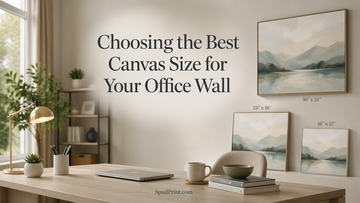 Choosing the Best Canvas Size for Your Office Wall
