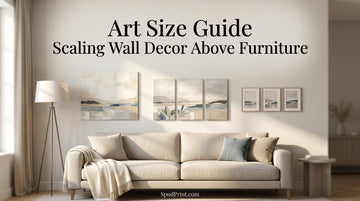 Art Size Guide Scaling Wall Decor Above Furniture