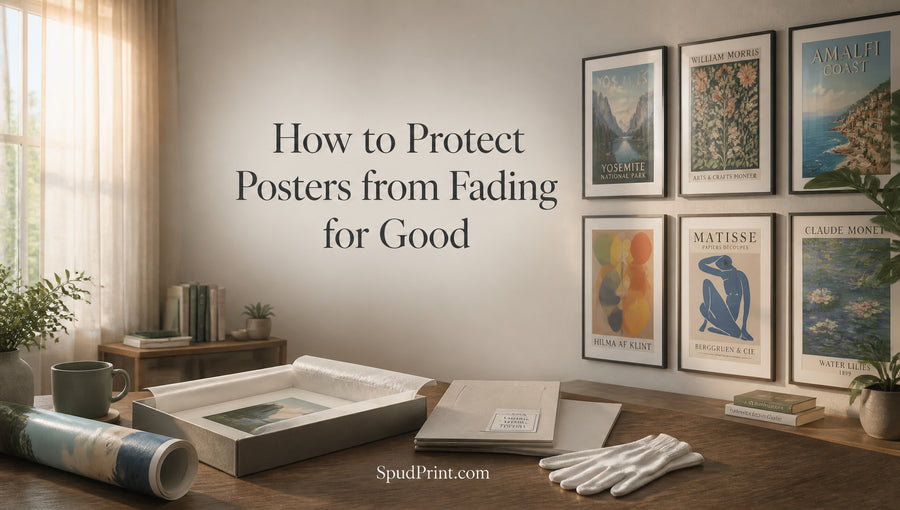 How to Protect Posters from Fading for Good