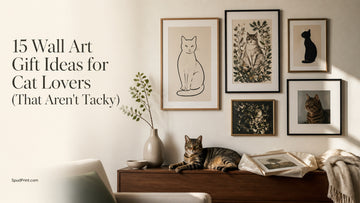 15 Wall Art Gift Ideas for Cat Lovers (That Aren't Tacky)