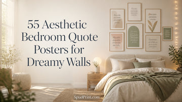 55 Aesthetic Bedroom Quote Posters for Dreamy Walls