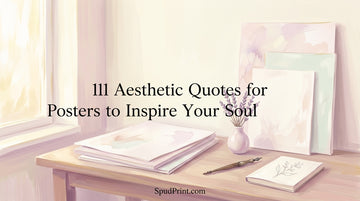 111 Aesthetic Quotes for Posters to Inspire Your Soul