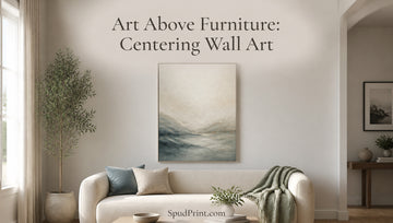 Art Above Furniture: Centering Wall Art