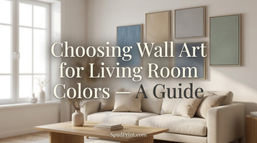 Choosing Wall Art for Living Room Colors A Guide