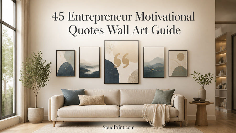 45 Entrepreneur Motivational Quotes Wall Art Guide