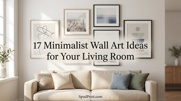 17 Minimalist Wall Art Ideas for Your Living Room