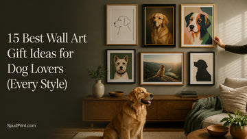15 Best Wall Art Gift Ideas for Dog Lovers (Every Style)
