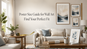 Poster Size Guide for Wall Art Find Your Perfect Fit