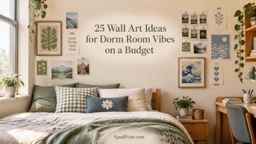 25 Wall Art Ideas for Dorm Room Vibes on a Budget