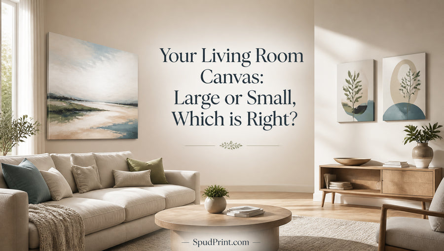 Your Living Room Canvas: Large or Small, Which is Right?