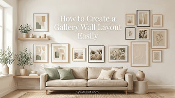 How to Create a Gallery Wall Layout Easily