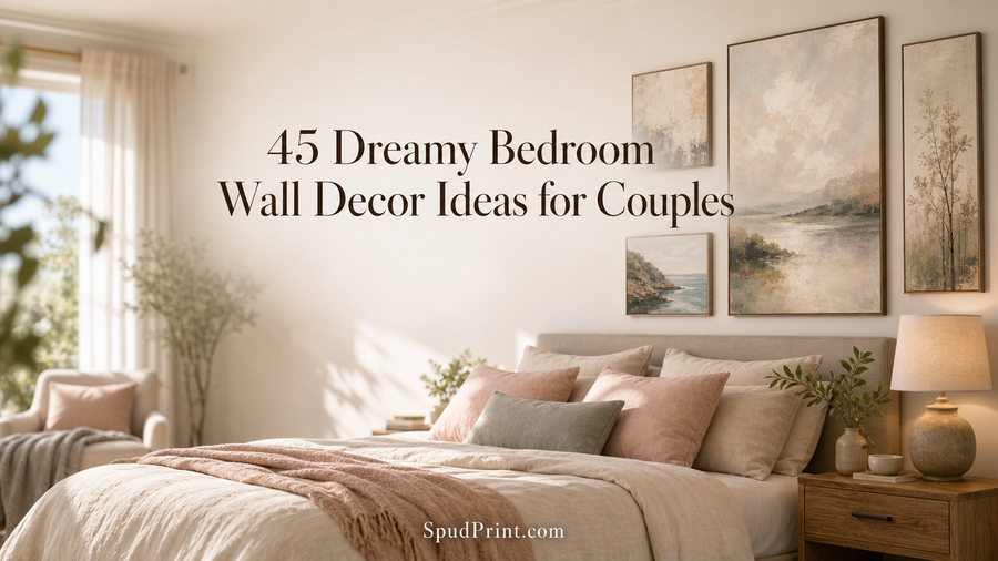 45 Dreamy Bedroom Wall Decor Ideas for Couples