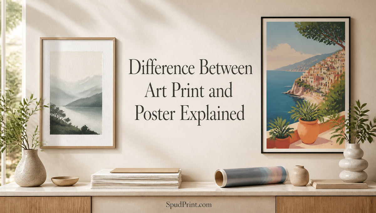 Difference Between Art Print and Poster Explained