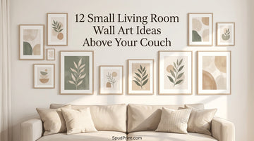 12 Small Living Room Wall Art Ideas Above Your Couch