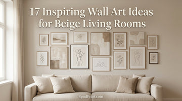 17 Inspiring Wall Art Ideas for Beige Living Rooms