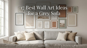 17 Best Wall Art Ideas for a Grey Sofa Style Guide